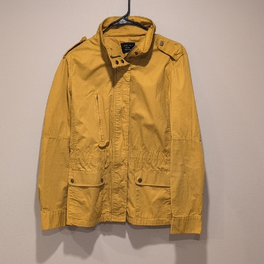 Love Tree Women's Yellow Field Jacket